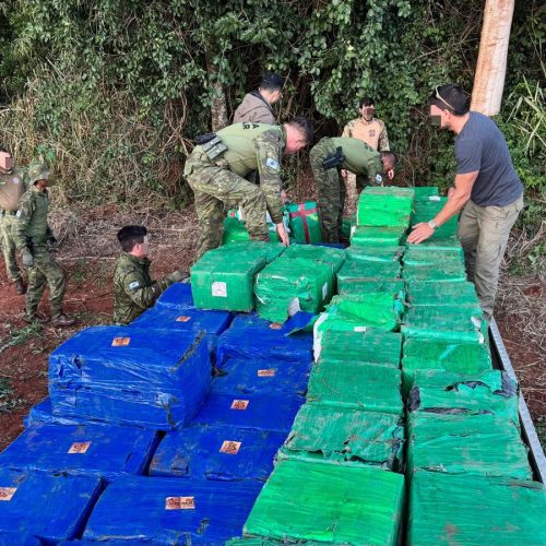 “Record-breaking seizure: PF and BPFron confiscate over eight tons of marijuana in