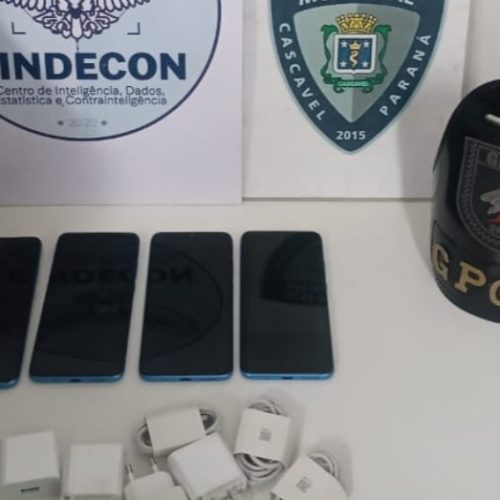 Guarda Municipal prende suspeito e resgata aparelhos roubados de Escola Pública em
