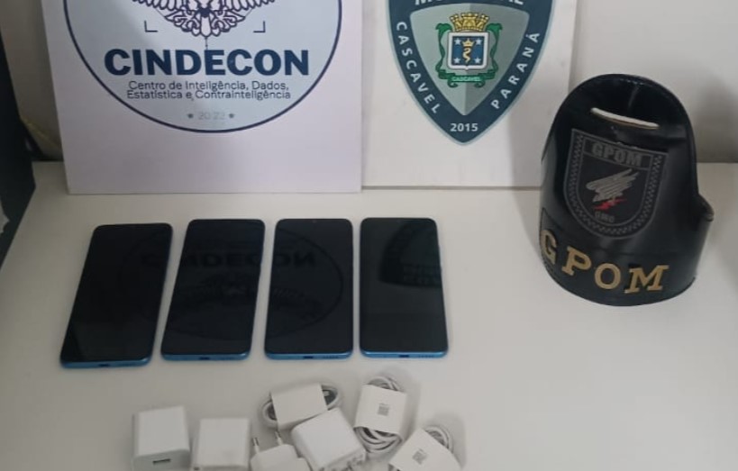 Guarda Municipal prende suspeito e resgata aparelhos roubados de Escola Pública em