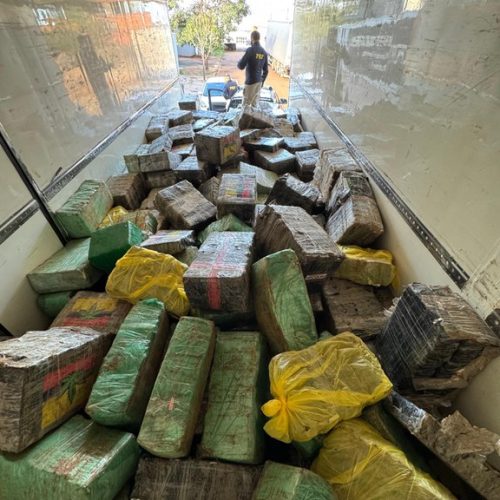 Polícia Rodoviária Federal surpreende e apreende toneladas de maconha em mega operação